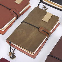 Load image into Gallery viewer, Vintage Leather Traveler&#39;s Journal