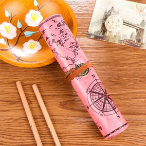 Pirate Treasure Map Roll Up Pencil Cases