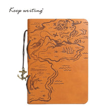 Load image into Gallery viewer, Vintage King of the sea Pirate treasure map Journal diary