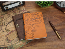 Load image into Gallery viewer, Vintage King of the sea Pirate treasure map Journal diary