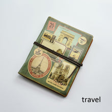 Load image into Gallery viewer, Retro Spiral Vintage Travel Journal