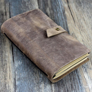 Vintage Style Notebook, genuine leather