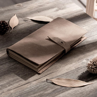 Vintage Style Notebook, genuine leather