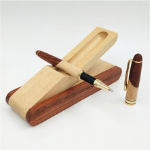 Load image into Gallery viewer, Elegant two-colored Wooden Pen with matching Box