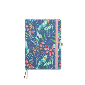 Floral Pattern Dotted Hard Cover Bullet Journalists