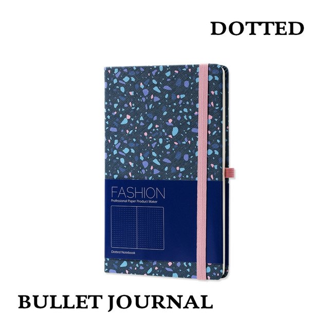 Fashion Dotted Hard Cover Bullet Journal