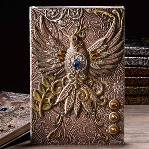 Embossed Phoenix Diary